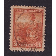 ARGENTINA 1899 GJ 261 ESTAMPILLA USADA U$ 27